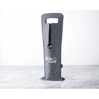 Logo trade promotional items image of: Wine Bag-to-Give GRS RPET