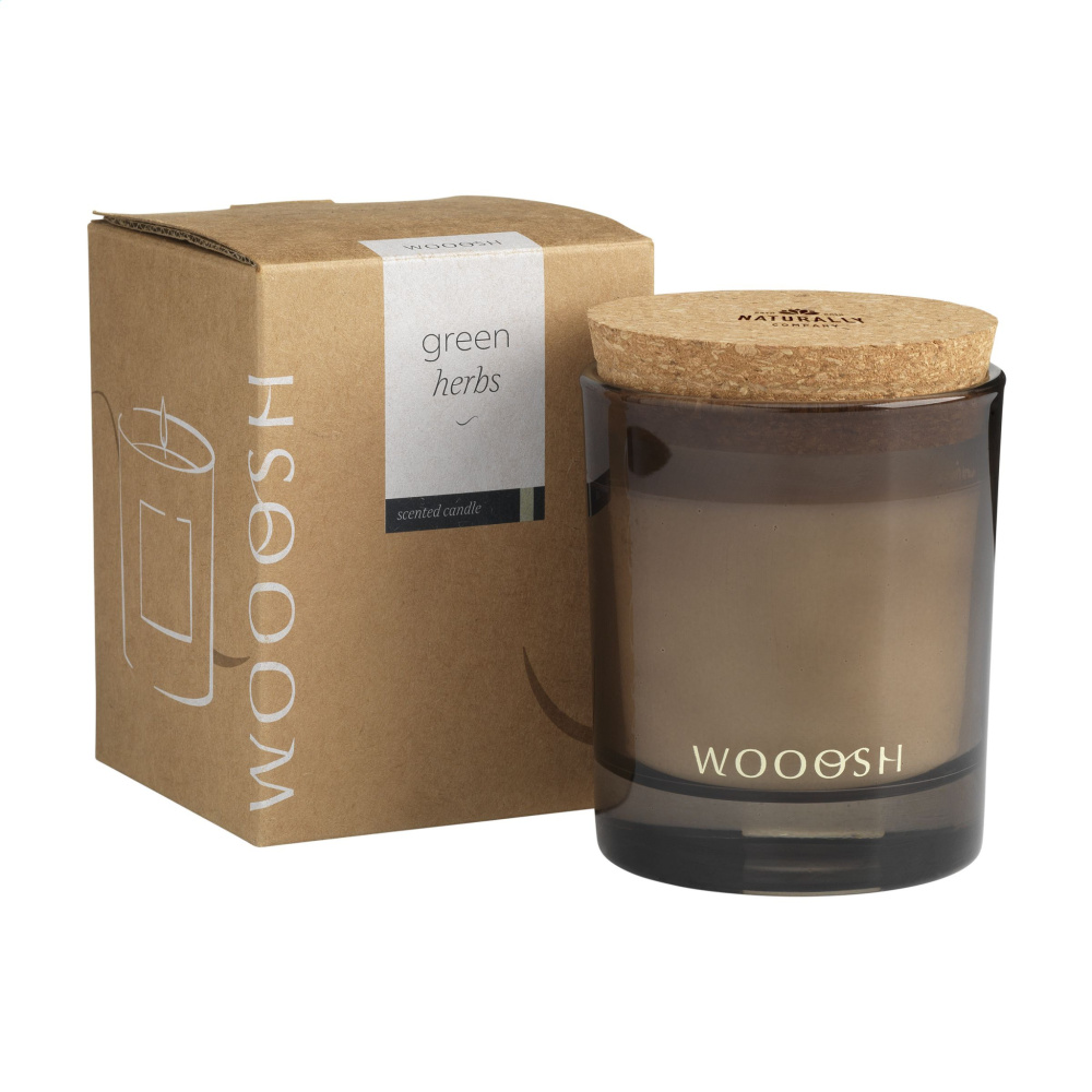 Logo trade advertising products picture of: Wooosh Scented Candle Green Herbs
