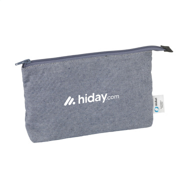 Logo trade promotional products image of: Wolkat Safi Recycled Textile Cosmetic Bag