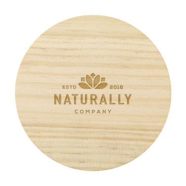 Logotrade corporate gift image of: Wooosh Flame Scented Candle Dark Amber