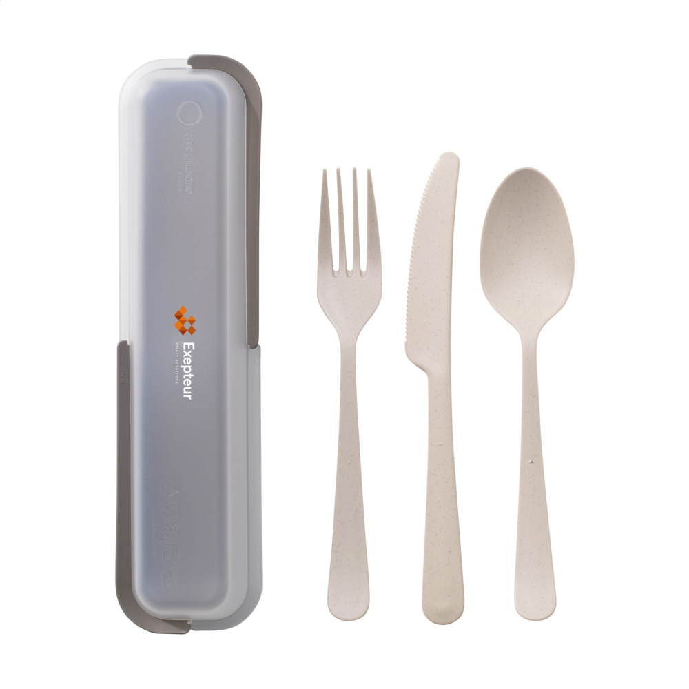 Logo trade promotional items image of: Outdoor 3-piece Cutlery Set