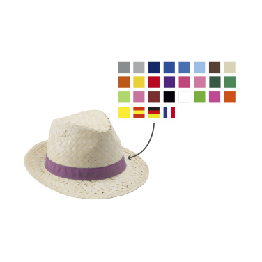 Logo trade advertising products image of: Toledo Straw Hat