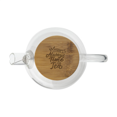 Logo trade promotional giveaways picture of: Teatime Glass Teapot