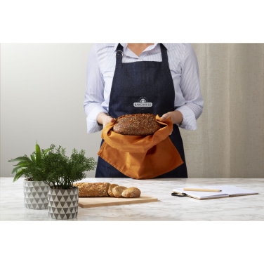 Logo trade promotional items image of: Apron GRS Recycled Denim (220 g/m²)