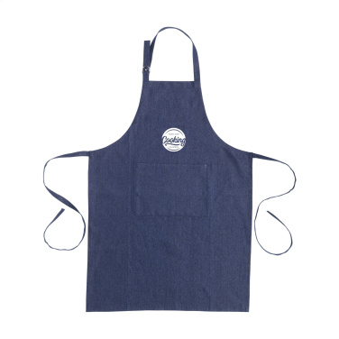 Logo trade advertising product photo of: Apron GRS Recycled Denim (220 g/m²)