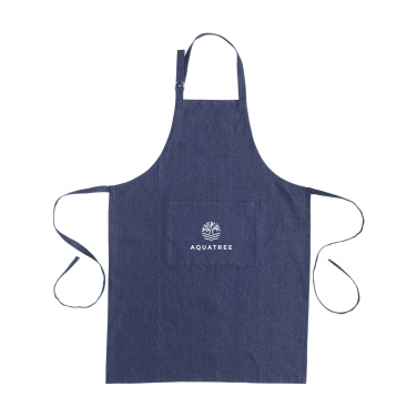 Logo trade promotional products picture of: Apron GRS Recycled Denim (220 g/m²)