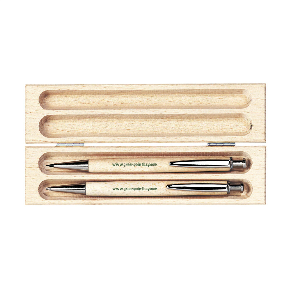 Logo trade business gifts image of: NovaSet writing set