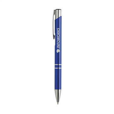 Logo trade promotional merchandise photo of: Ebony Shiny pen