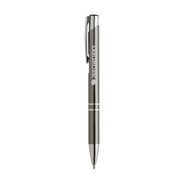 Logo trade business gifts image of: Ebony Shiny pen