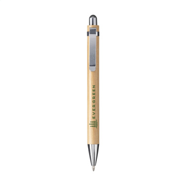 Logo trade promotional gifts image of: Boston Bamboo pen