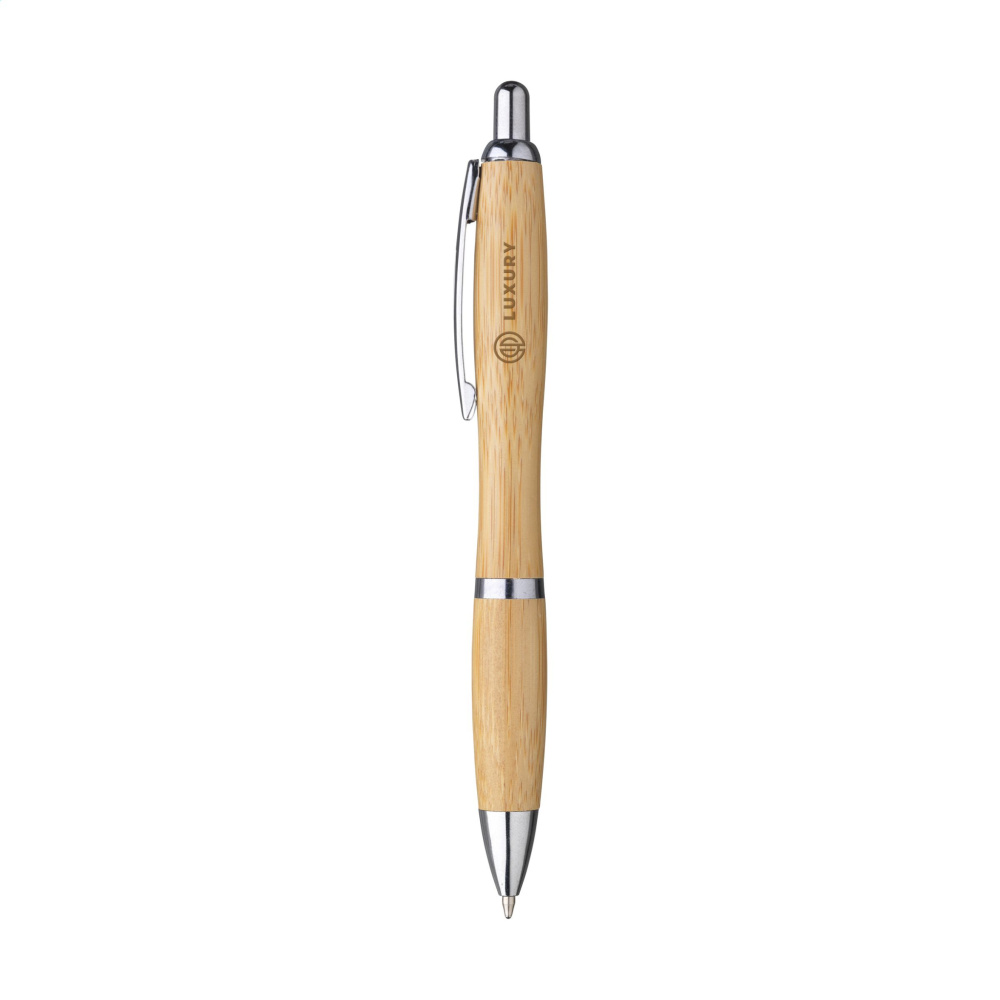 Logo trade promotional giveaways picture of: Athos Bamboo pen