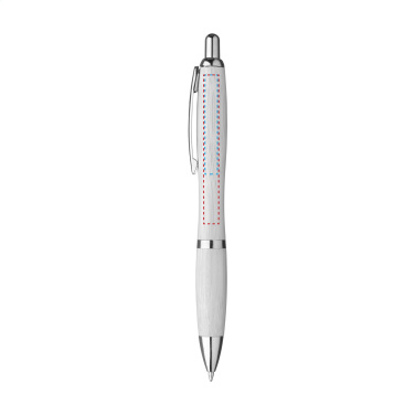 Logo trade business gift photo of: Athos Bamboo pen