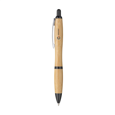 Logo trade promotional merchandise photo of: Athos Bamboo pen