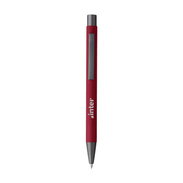 Logo trade promotional giveaways image of: Brady Soft Touch Recycled Alu pens