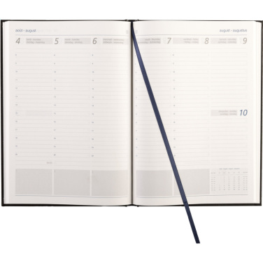 Logotrade advertising product picture of: Eurodirect Balacron diary A5 4-languages