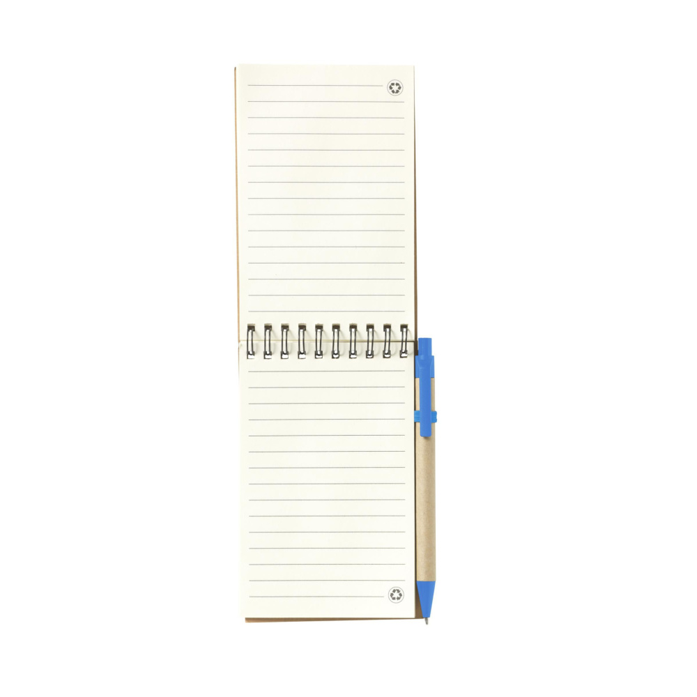 Logo trade corporate gifts picture of: RecycleNote-M Paper notebook
