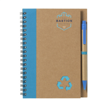 Logo trade corporate gifts picture of: Recycle Note-L Paper notebook