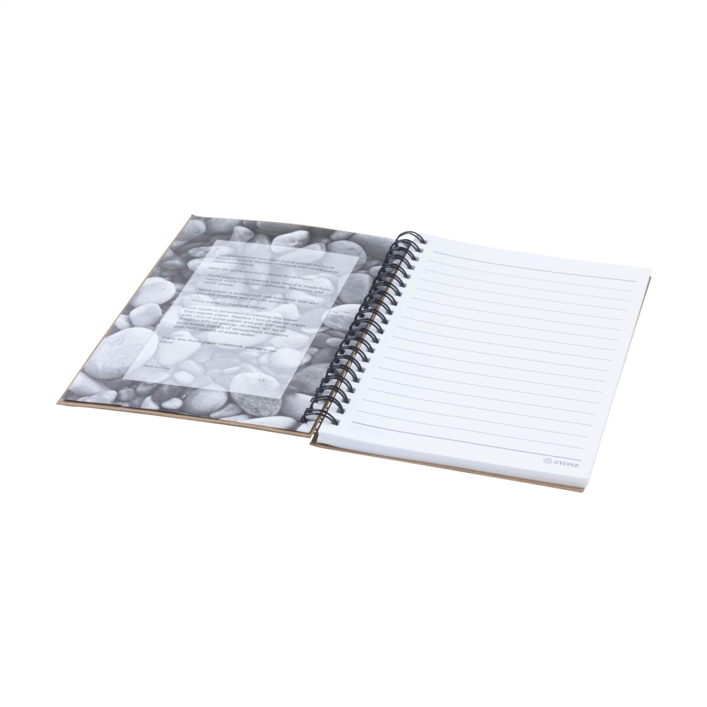 Logo trade promotional merchandise image of: StonePaper Notebook