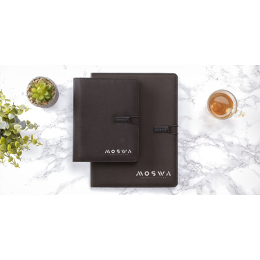 Logo trade promotional item photo of: Quest Portfolio RPET A5 document folder