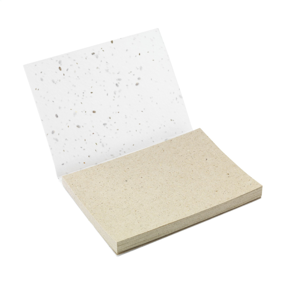 Logotrade promotional gift picture of: Seed Paper Sticky Notes memo pad