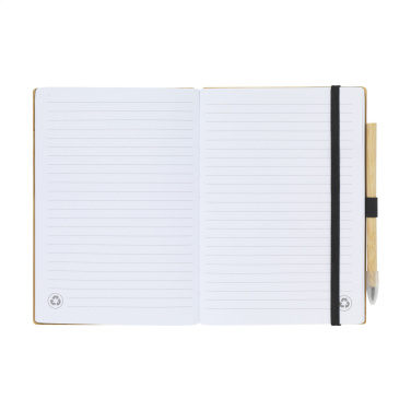 Logotrade business gifts photo of: BambooPlus Paper Notebook A5 - Inkless Pen