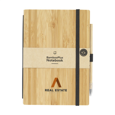Logotrade promotional product image of: BambooPlus Paper Notebook A5 - Inkless Pen