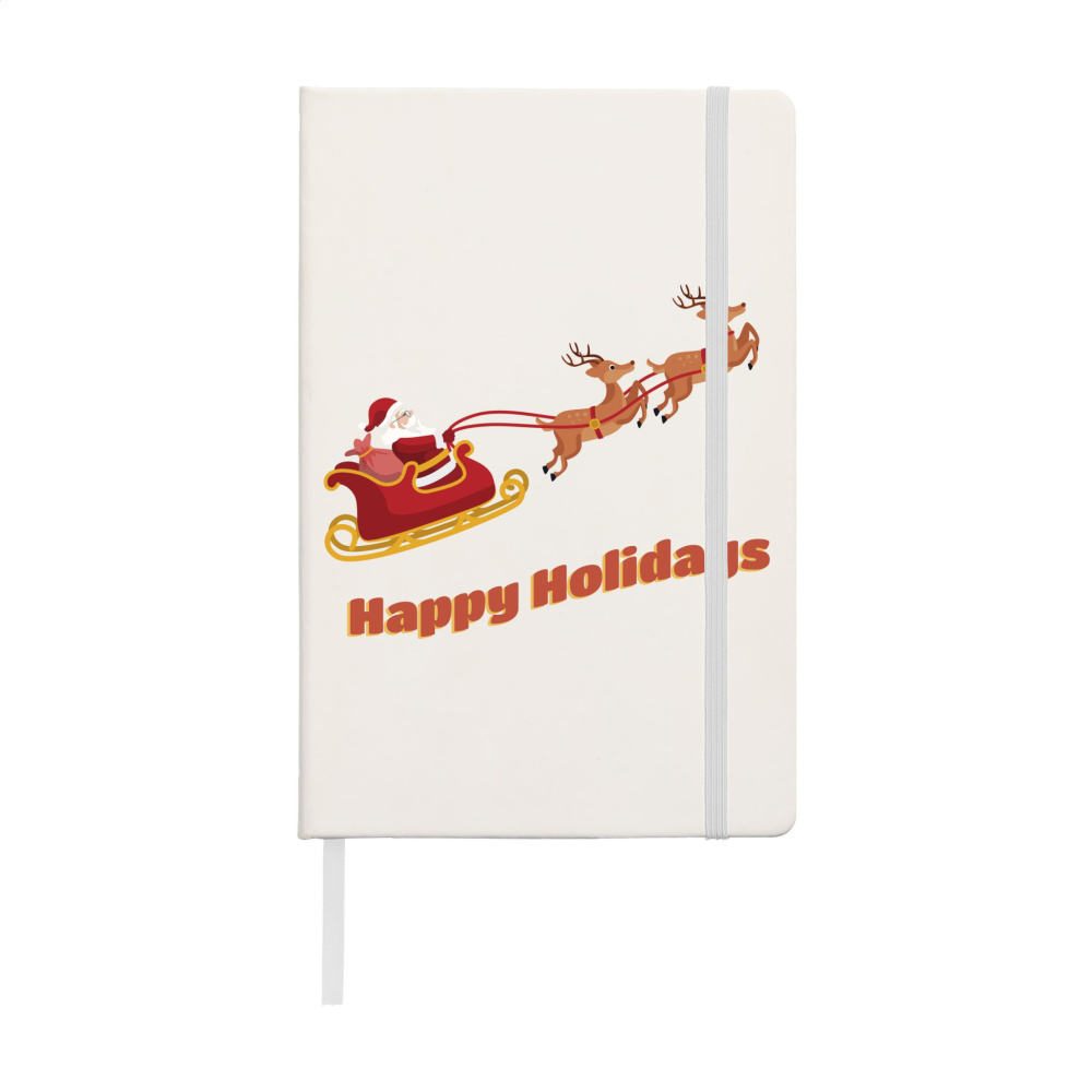 Logo trade promotional giveaways picture of: Pocket Notebook A5 X-Mas