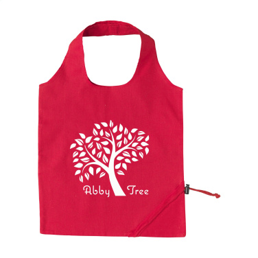 Logo trade promotional merchandise image of: Strawberry Cotton (135 g/m²) foldable bag