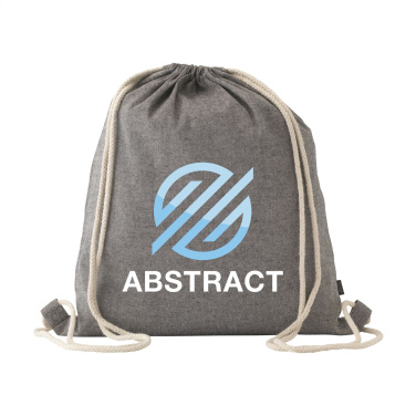Logo trade advertising product photo of: GRS Recycled Cotton PromoBag (180 g/m²) backpack