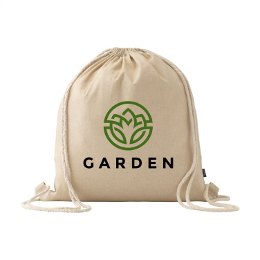 Logotrade promotional merchandise photo of: GRS Recycled Cotton PromoBag (180 g/m²) backpack