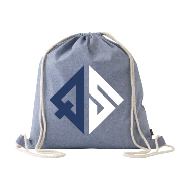 Logotrade corporate gifts photo of: GRS Recycled Cotton PromoBag (180 g/m²) backpack