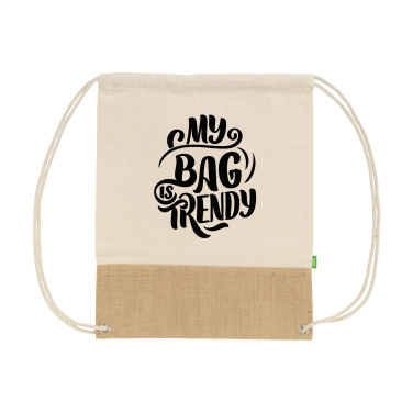 Logo trade business gifts image of: Combi Organic Backpack (160 g/m²)