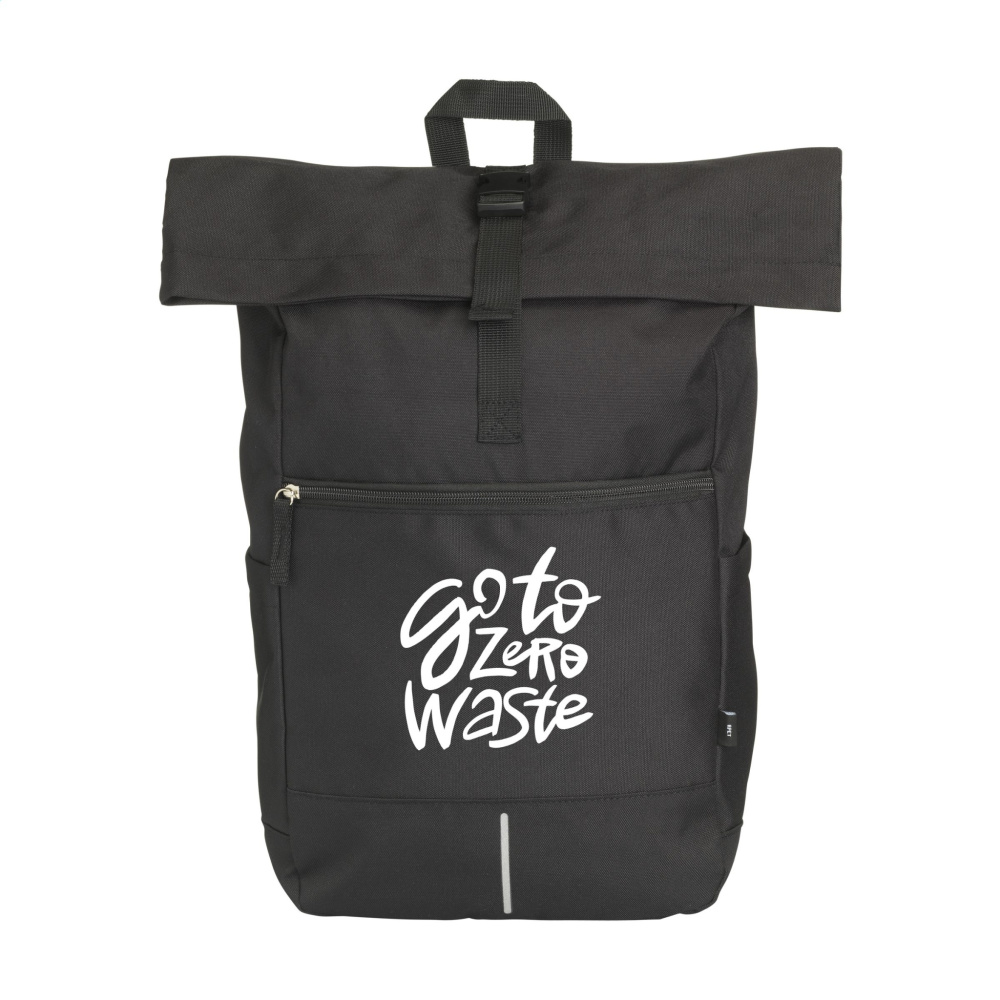 Logo trade promotional product photo of: Nolan Recycle RPET backpack
