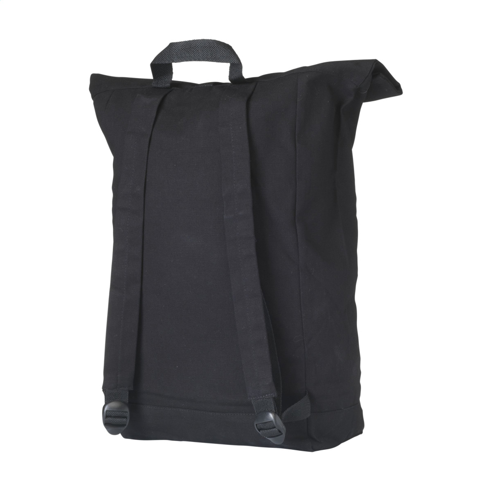 Logo trade promotional merchandise image of: Nolan Canvas backpack