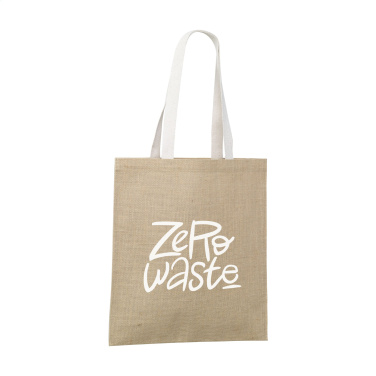 Logo trade promotional merchandise picture of: Madrid Jute Shopper bag