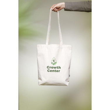 Logotrade business gift image of: GRS Recycled Canvas Bag Natural (260 g/m²)