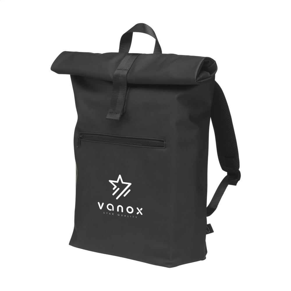 Logo trade business gift photo of: Lennon Roll-Top Recycled Backpack