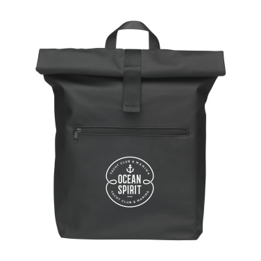 Logotrade promotional products photo of: Lennon Roll-Top Recycled Backpack