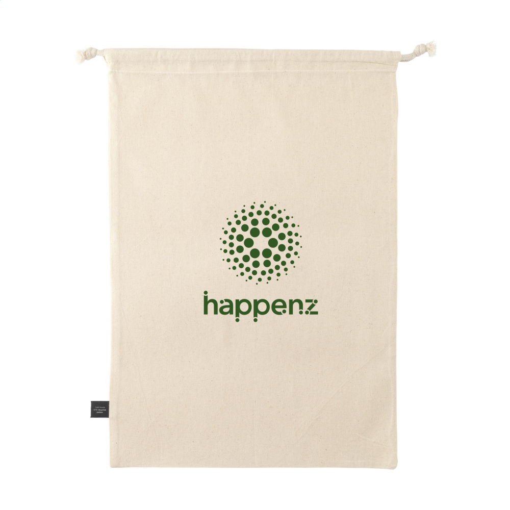 Logotrade promotional giveaways photo of: Gift Pouch Natural GRS Recycled Cotton (150 g/m²) L