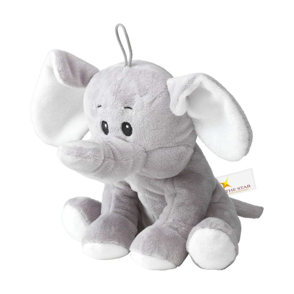 Logotrade promotional product image of: Olly plush elephant cuddly toy