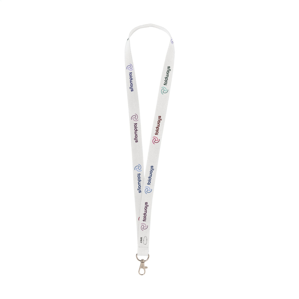Logo trade corporate gift photo of: Lanyard Sublimation RPET 2 cm keycord