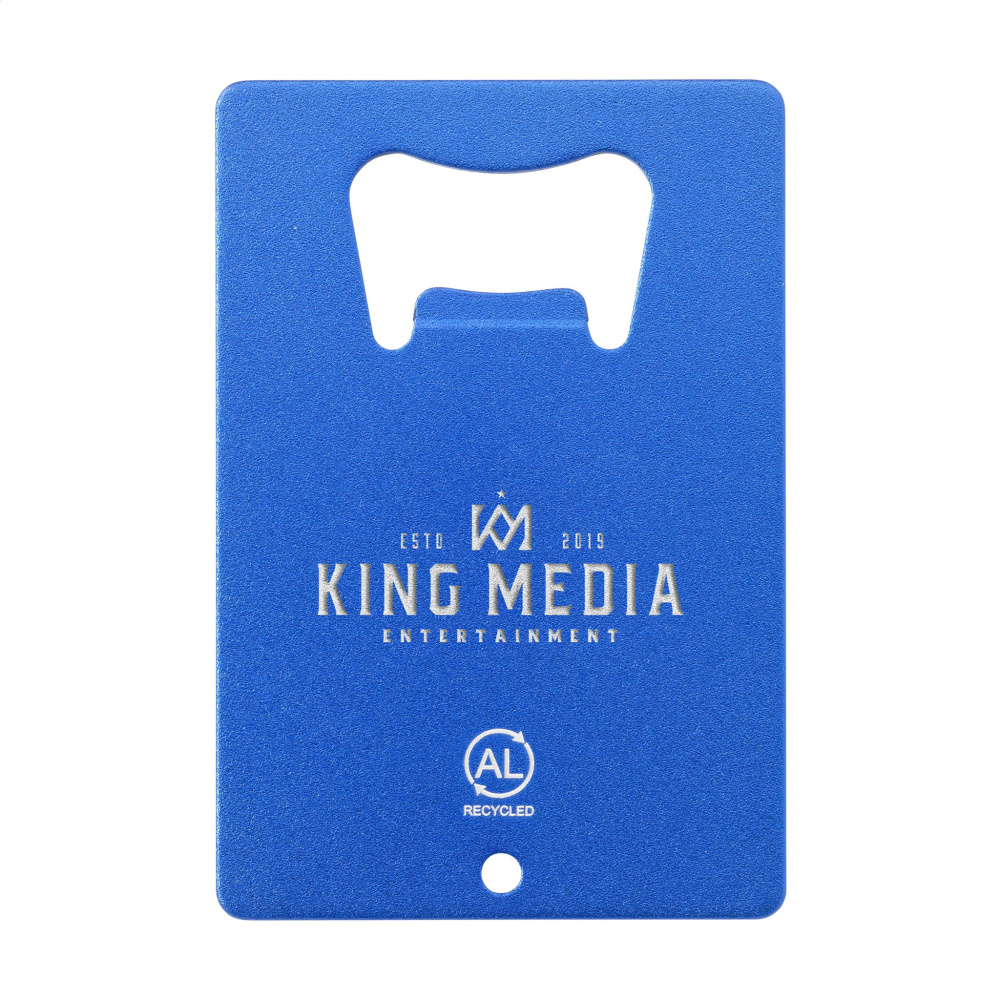 Logotrade promotional merchandise photo of: Carta Opener Recycled Alu bottle opener
