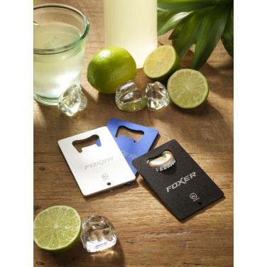 Logo trade promotional items image of: Carta Opener Recycled Alu bottle opener