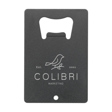 Logo trade business gifts image of: Carta Opener Recycled Alu bottle opener