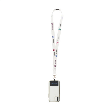 Logotrade corporate gift picture of: Lanyard Sublimation Safety RPET 2 cm with Patch