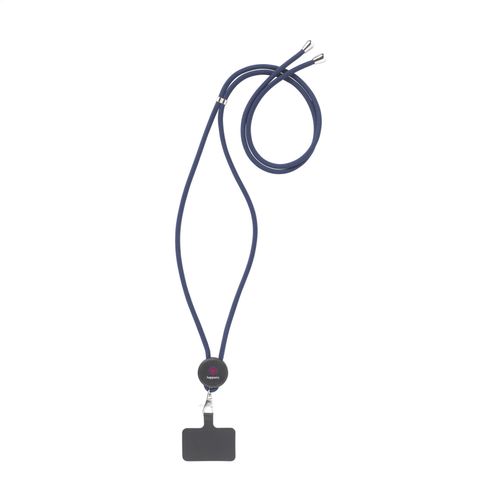 Logotrade promotional item picture of: Lace Lanyard GRS RPET 5 mm keycord