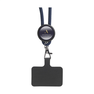 Logotrade promotional item image of: Lace Lanyard GRS RPET 5 mm keycord