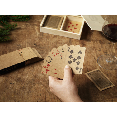 Logo trade promotional products image of: Recycled Playing Cards Double X-Mas