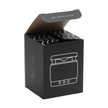 Logotrade promotional items photo of: Bamboo Block Speaker with wireless charger