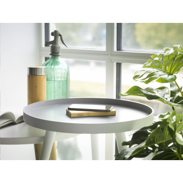Logotrade promotional products photo of: Bamboo 8000 Wireless Powerbank wireless charger